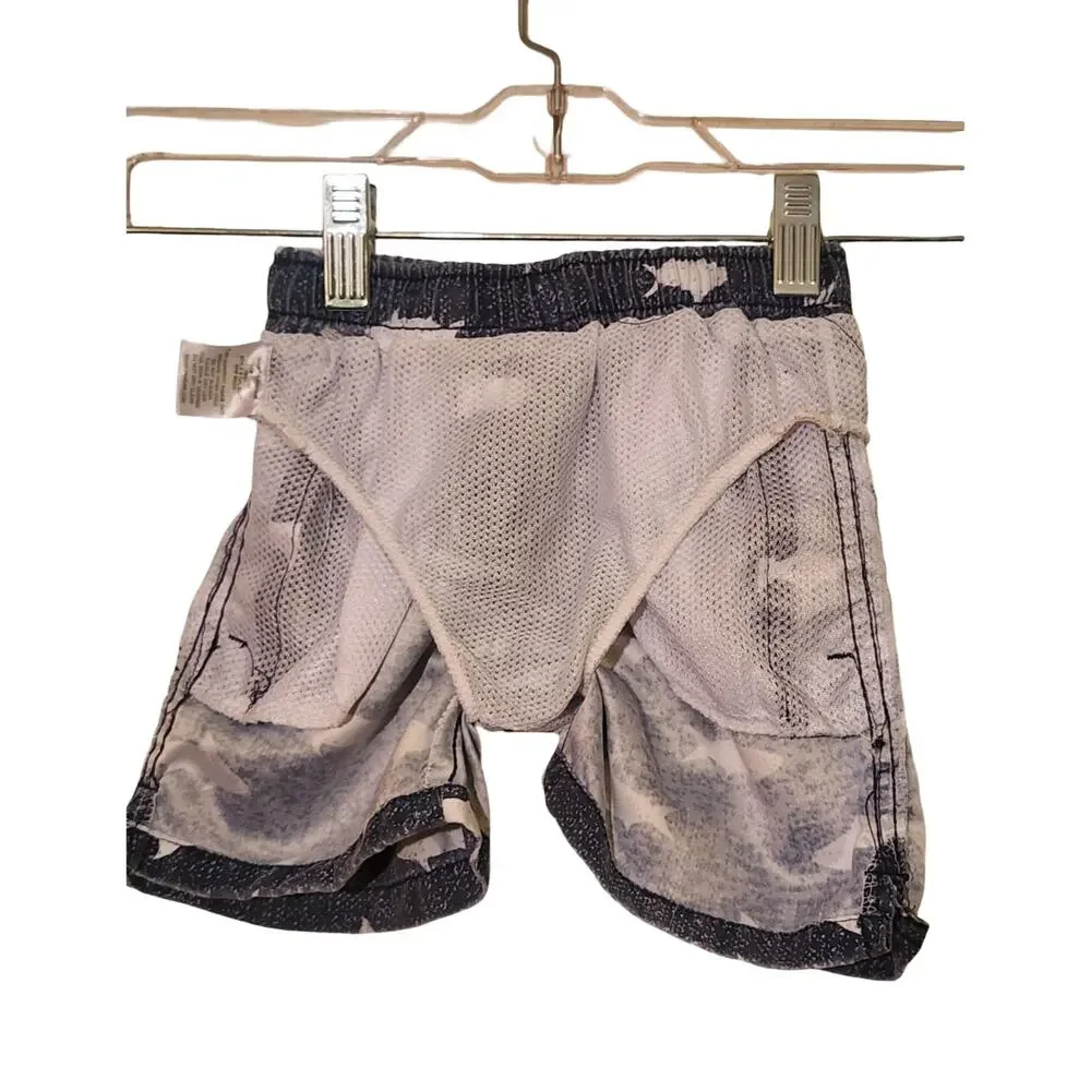 Boys Shark 2T Swim Trunks Pre-owned